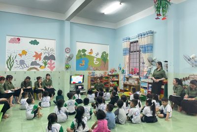 Một số hoạt động Chào mừng ngày 20/10 của Trường Mầm non Đức Lân
